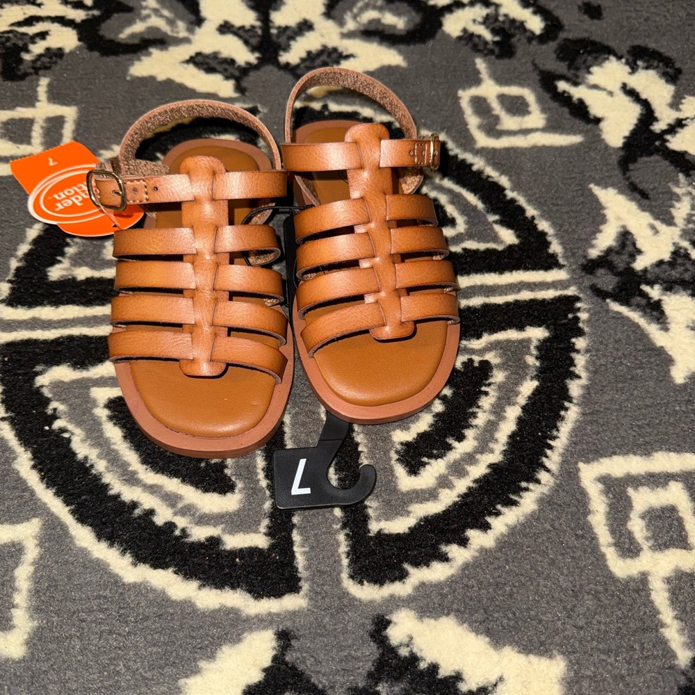 Brown Kids Sandals